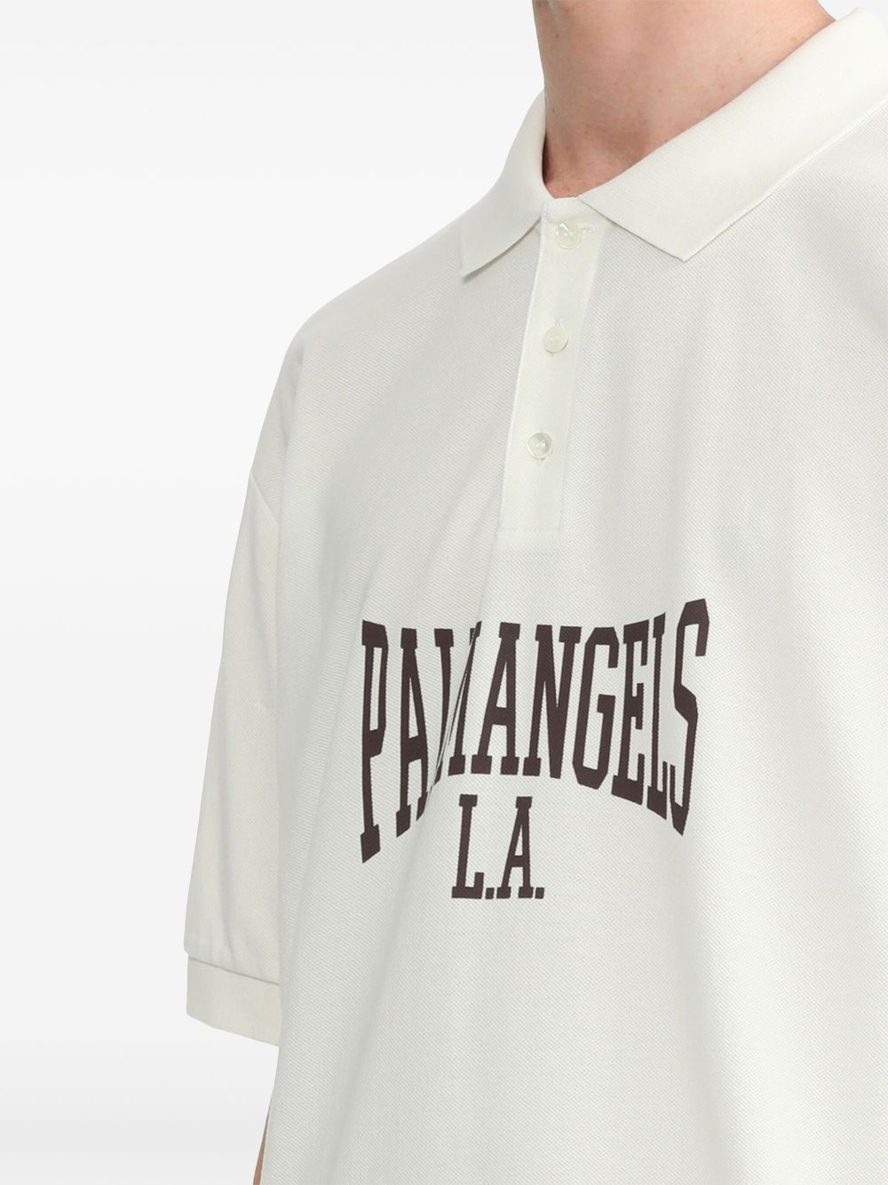logo print polo shirts - 5