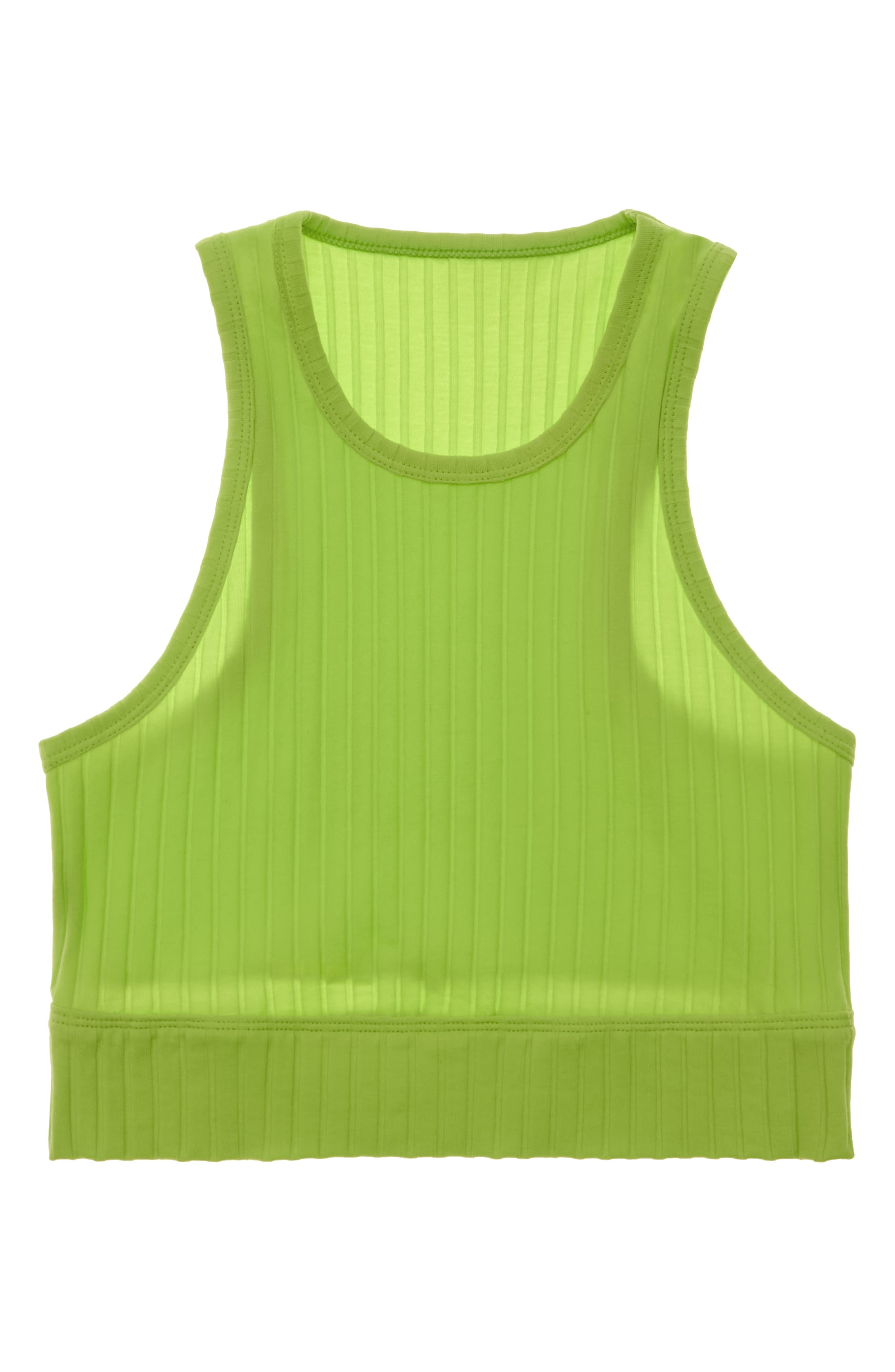 Helmut Lang Crop Rib Tank in Igua at Nordstrom - 5