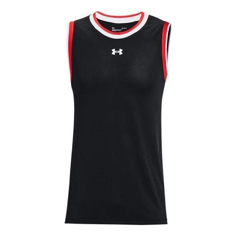 Under Armour Baseline Tank Top 'Black Red' 1370238-001 1