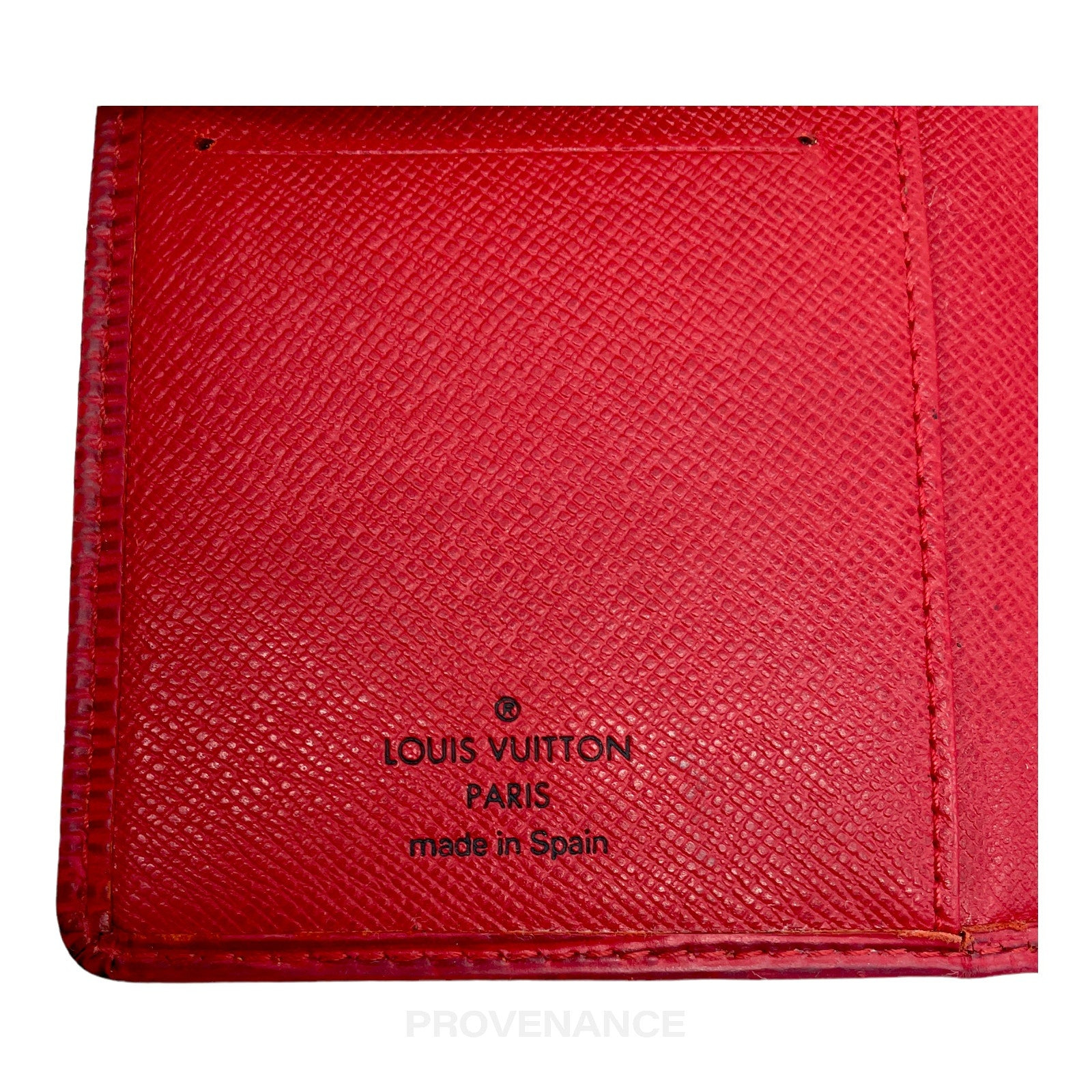 Louis Vuitton Long Wallet -  Red Epi Leather - 7