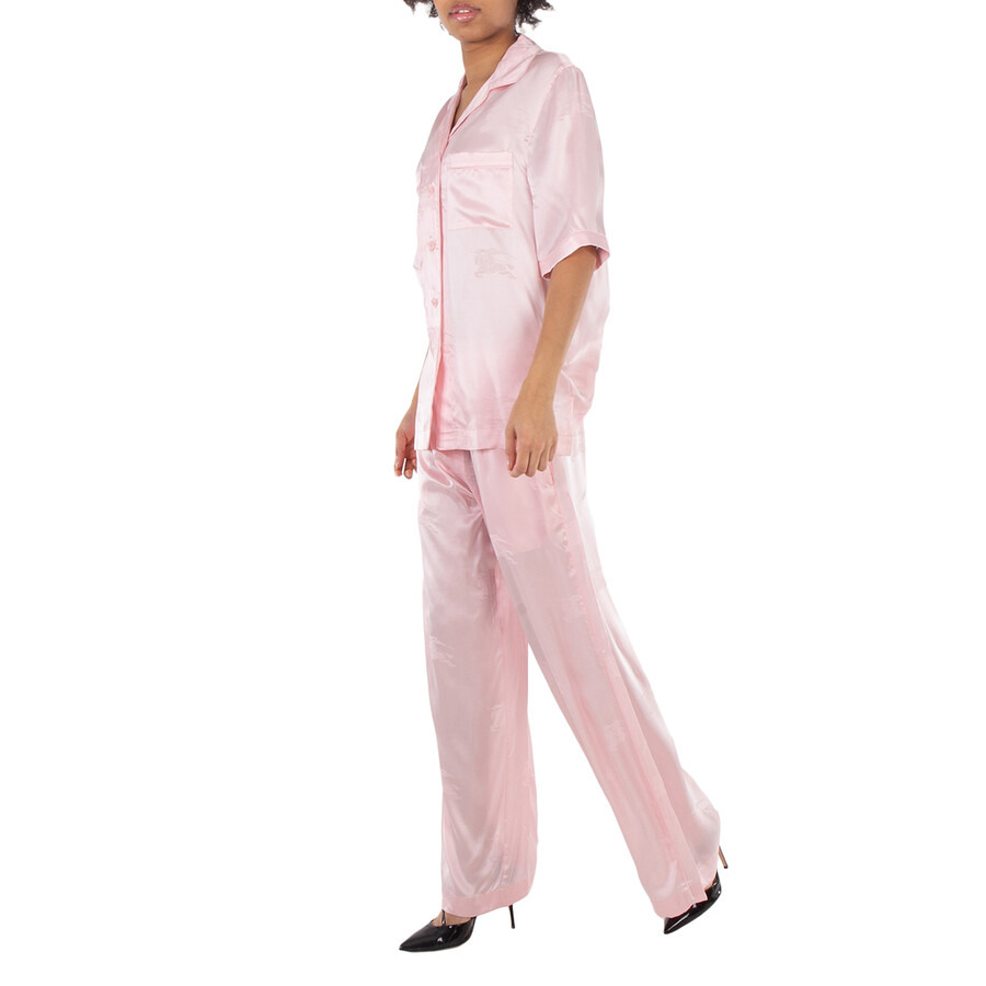 Burberry Ekd Jacquard Silk Pyjama Shirt - 6
