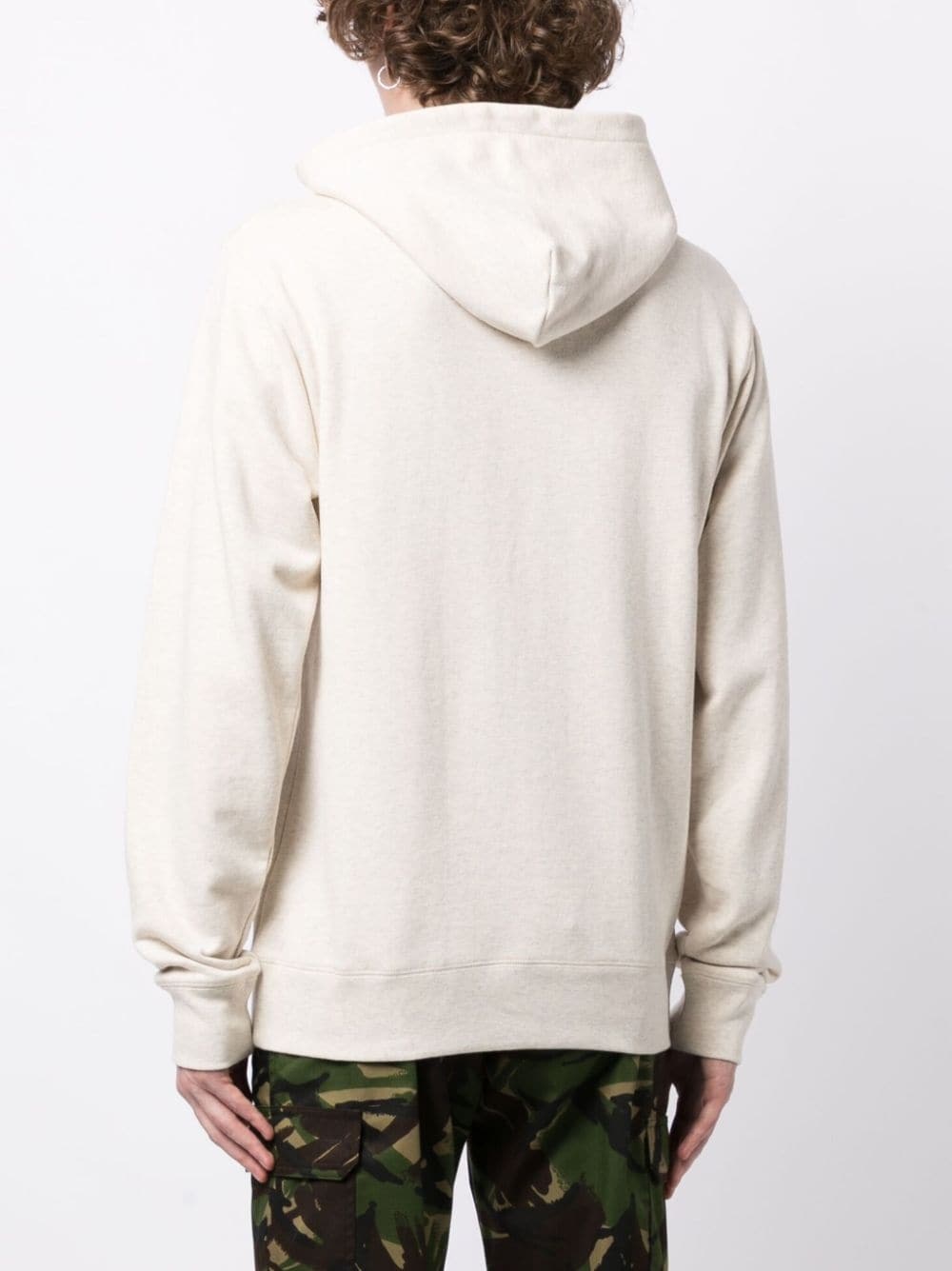 Small Arch logo-print cotton hoodie - 4
