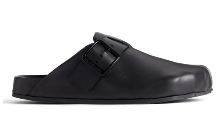 Balenciaga Sunday Mules 'Black Matte Calfskin' 761712WCEA11000 - 2