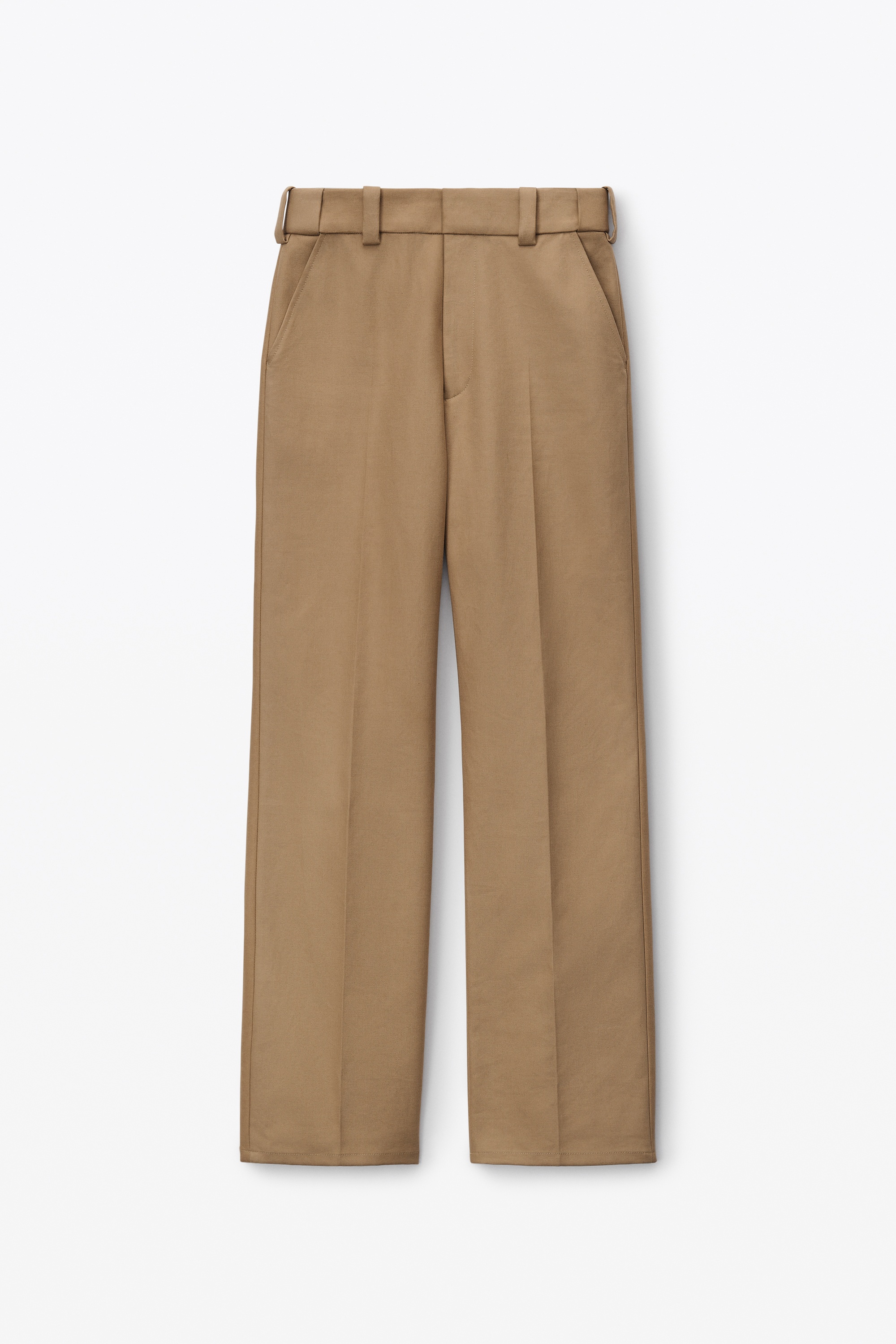 straight leg pant in cotton twill - 1