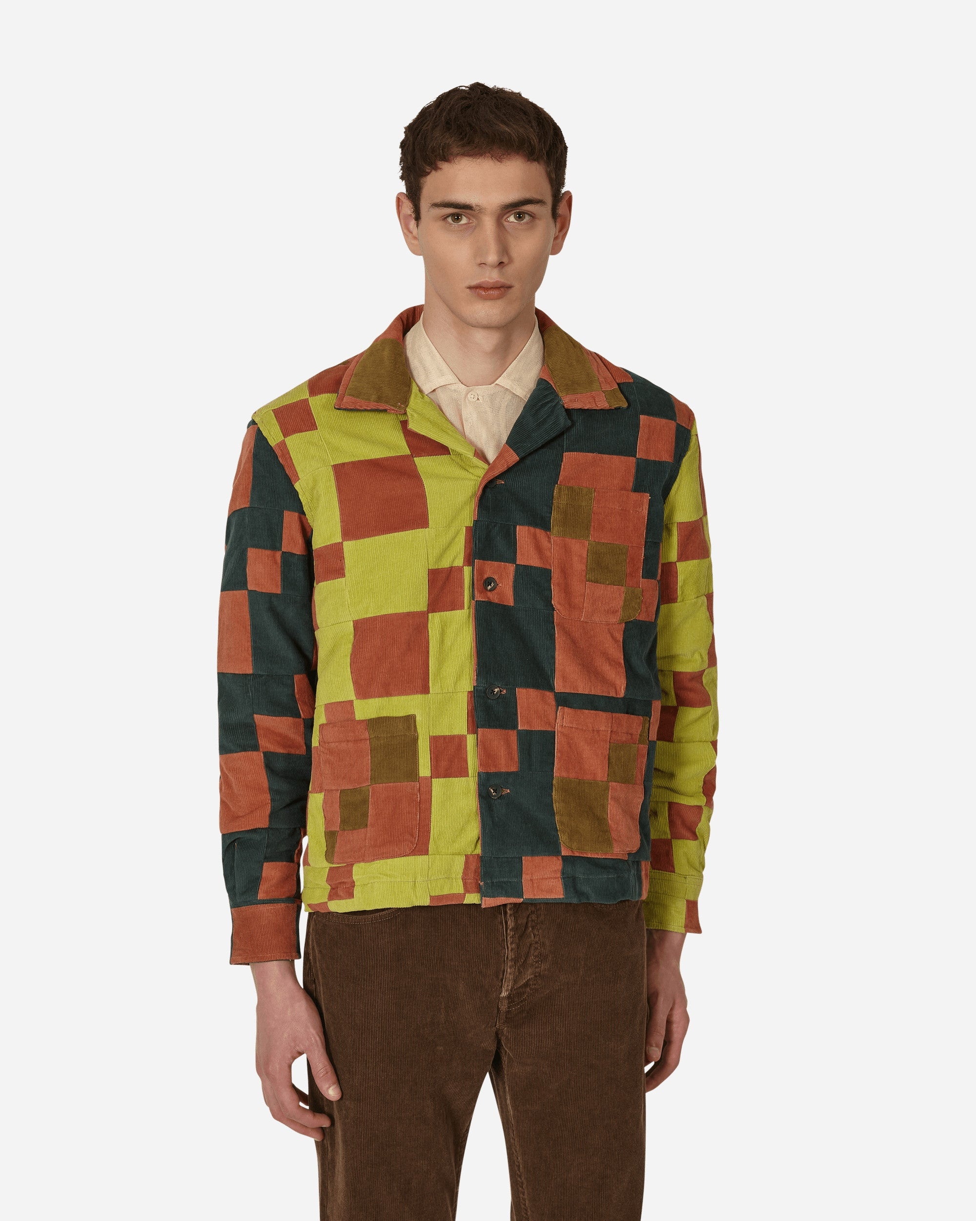 Corduroy Four Patch Overshirt Multicolor - 1