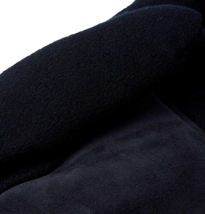 Loro Piana Storm System Suede-Trimmed Padded Cashmere Gloves outlook