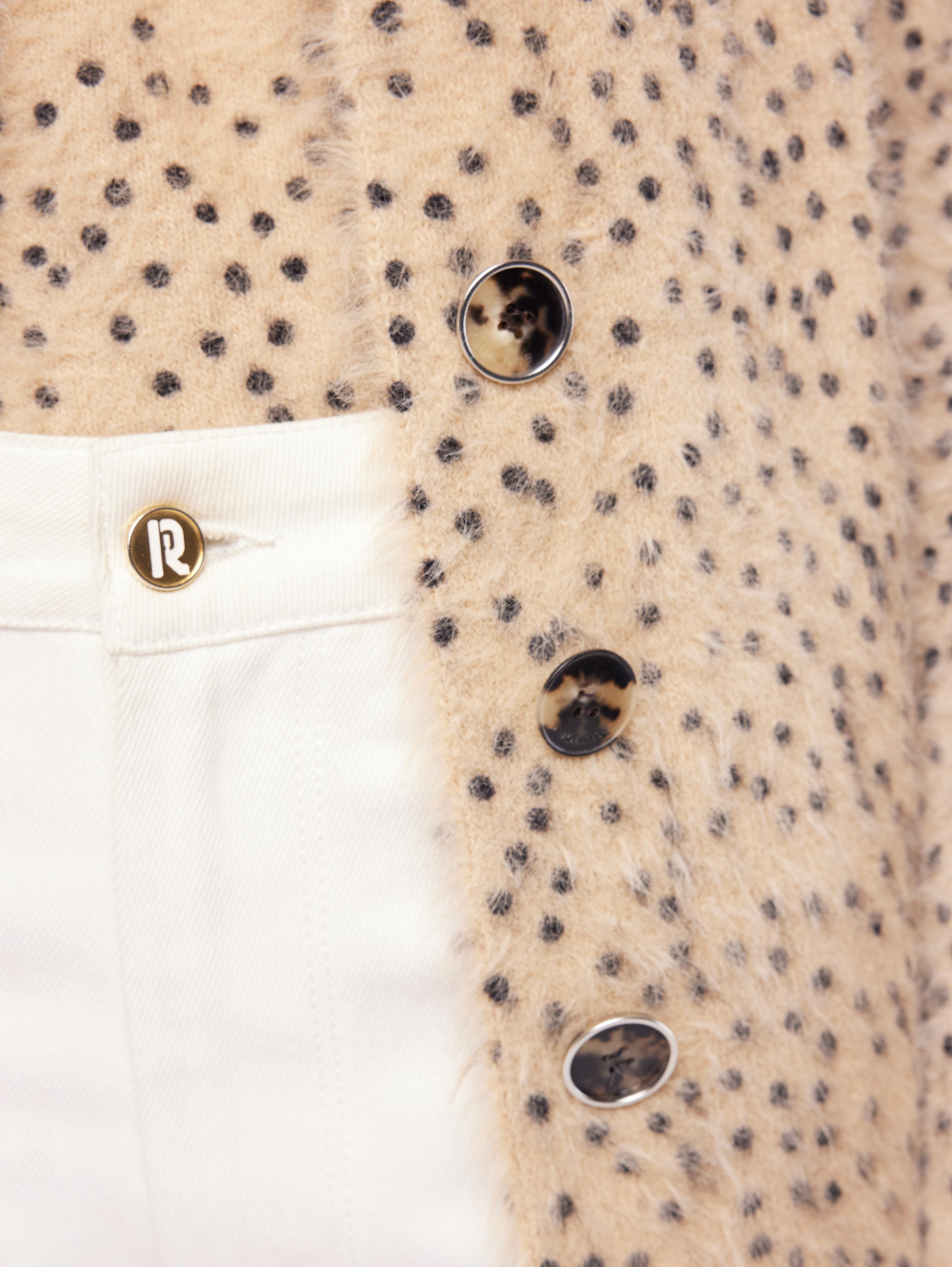 CARDIGAN IN BRUSHED KNIT - 6