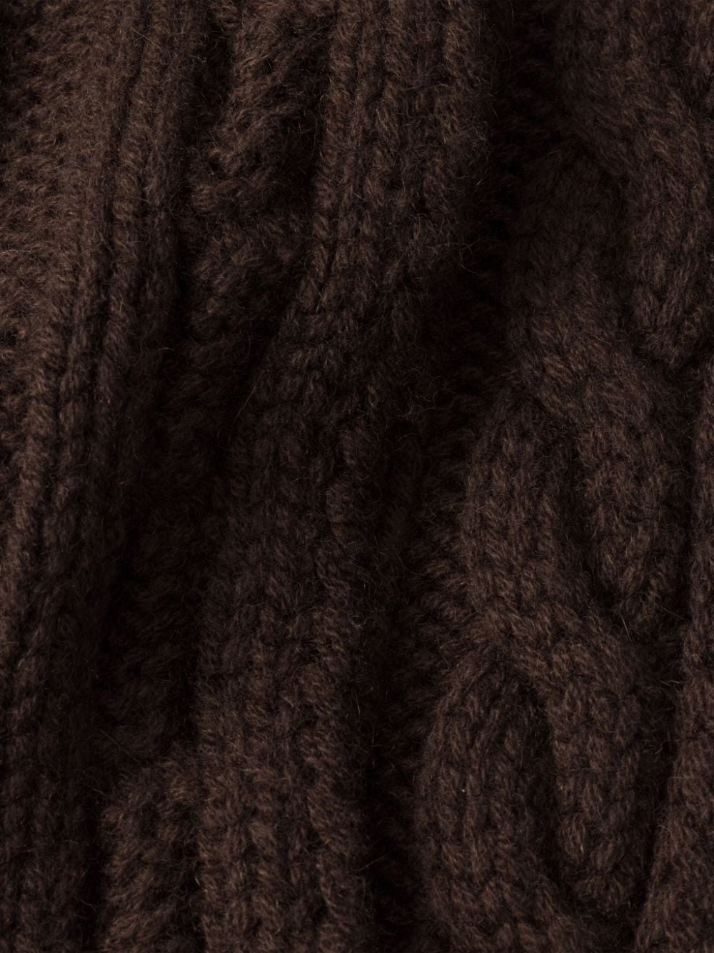 cashmere cable-knit scarf - 2