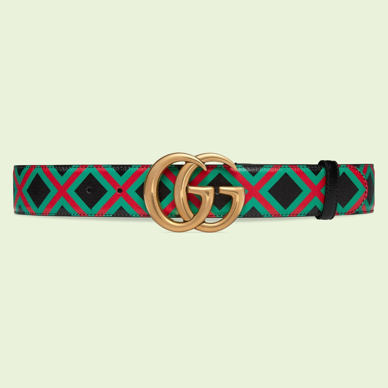 Criss-cross belt with Double G 1