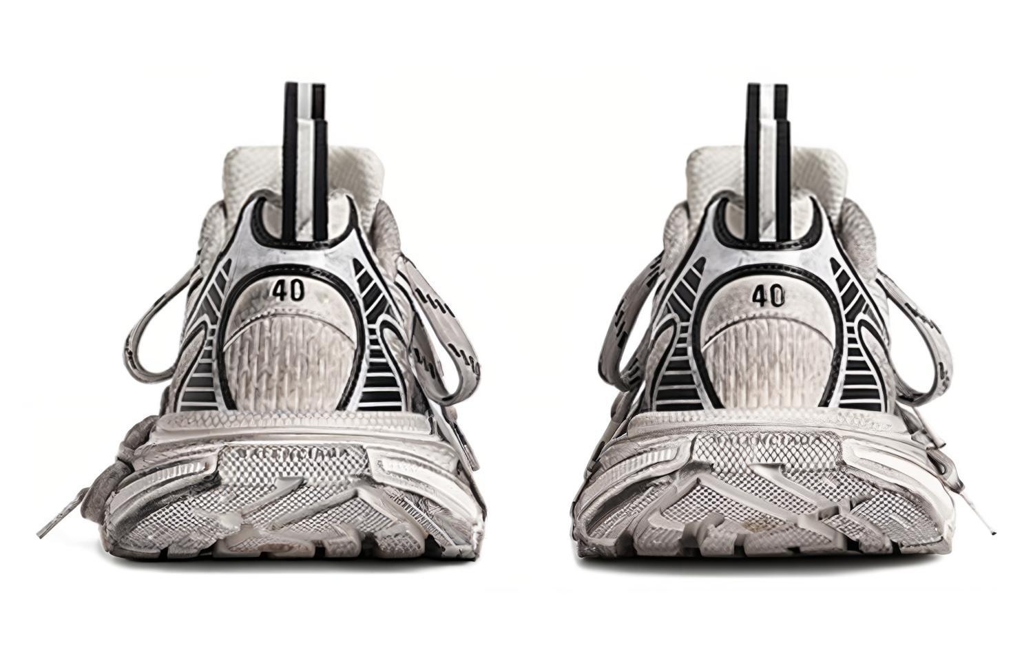 (WMNS) Balenciaga 3XL Sneakers 'White and Black Mesh and Polyurethane' 734731W3XL49710 - 4