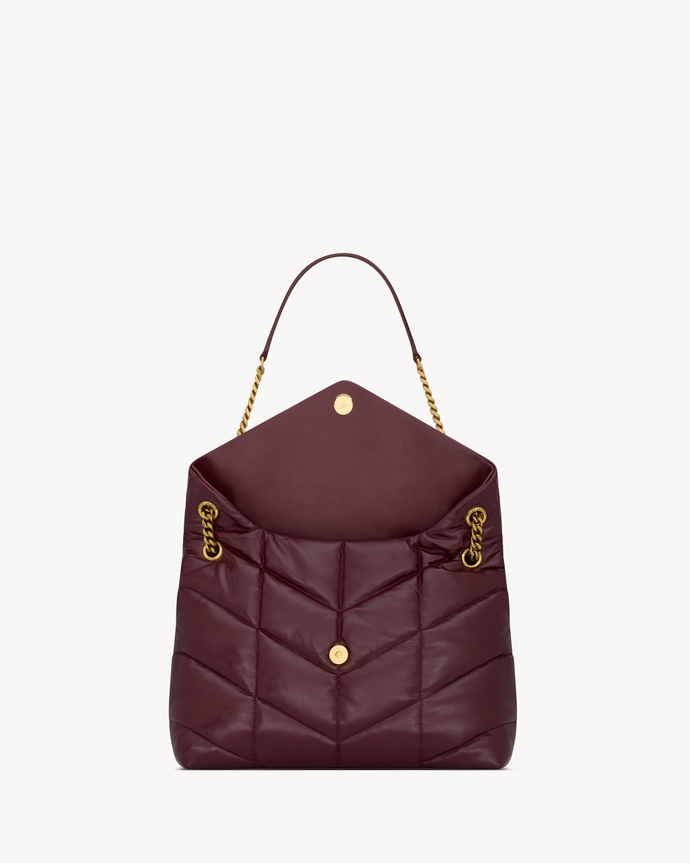 PUFFER MEDIUM IN SHINY LEATHER - 4