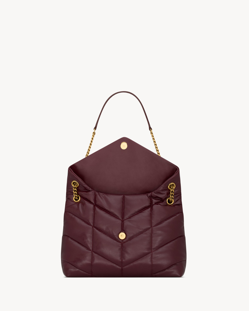 PUFFER MEDIUM IN SHINY LEATHER 4