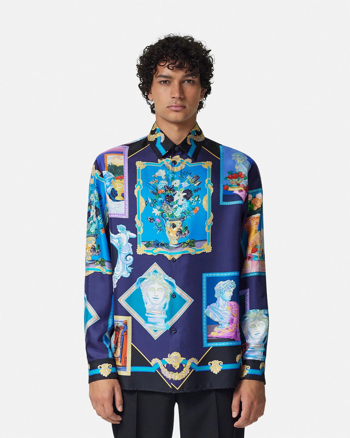 Versace Gallery Silk Shirt - 4