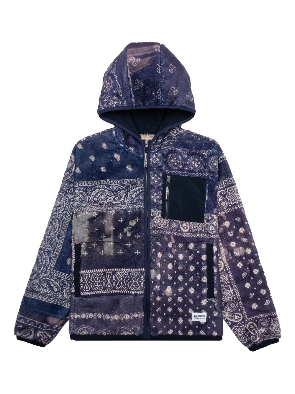 bandana fleece jacket - 1