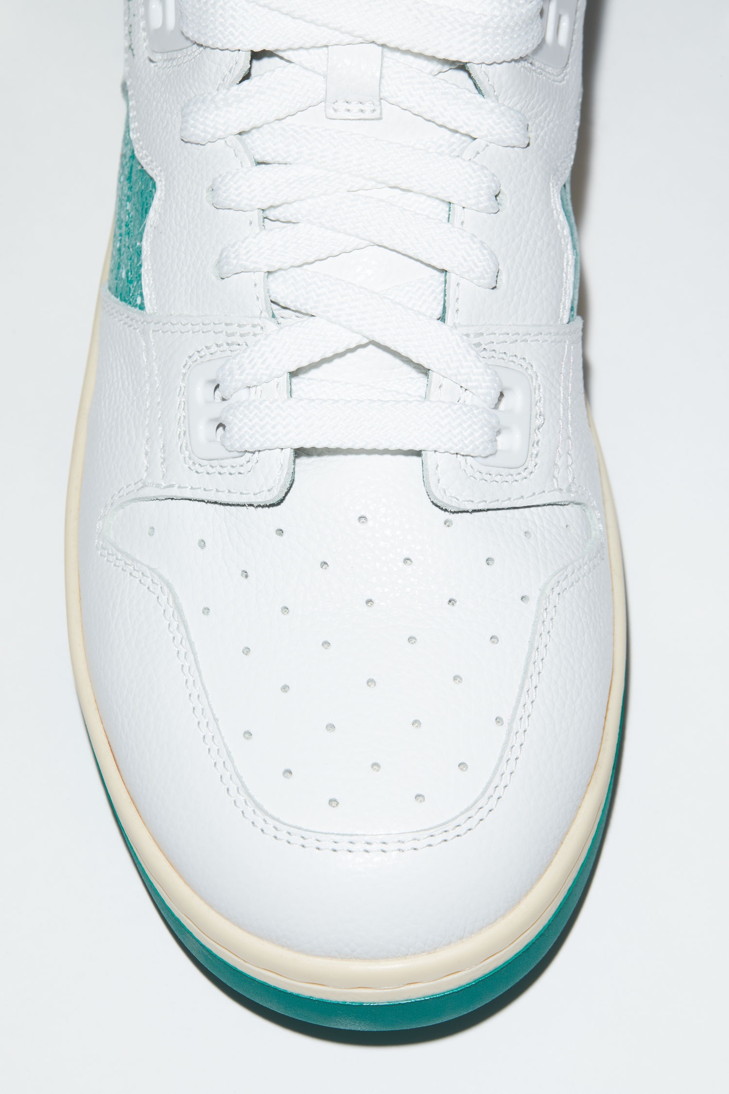 Low top sneakers - White/green - 5