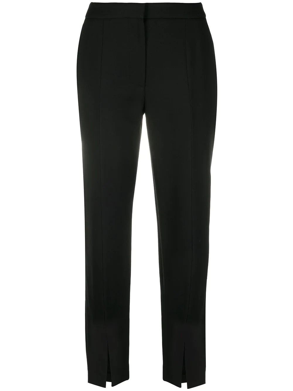 split-detail tailored trousers - 1