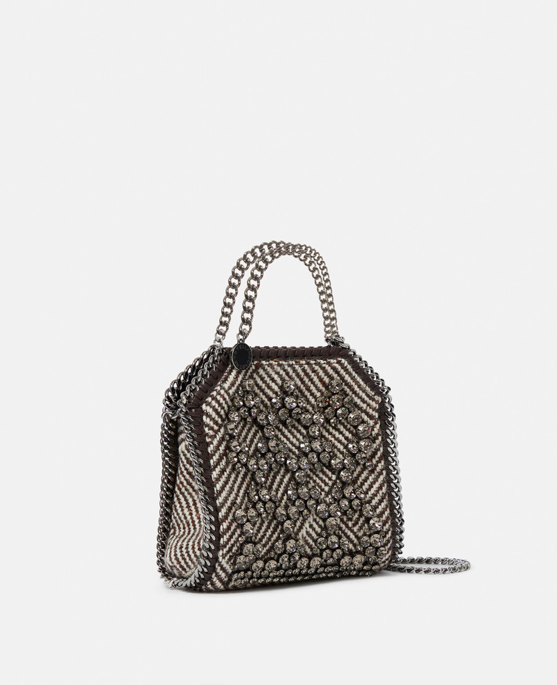 Falabella Tiny Crystal Cage Tote Bag 1