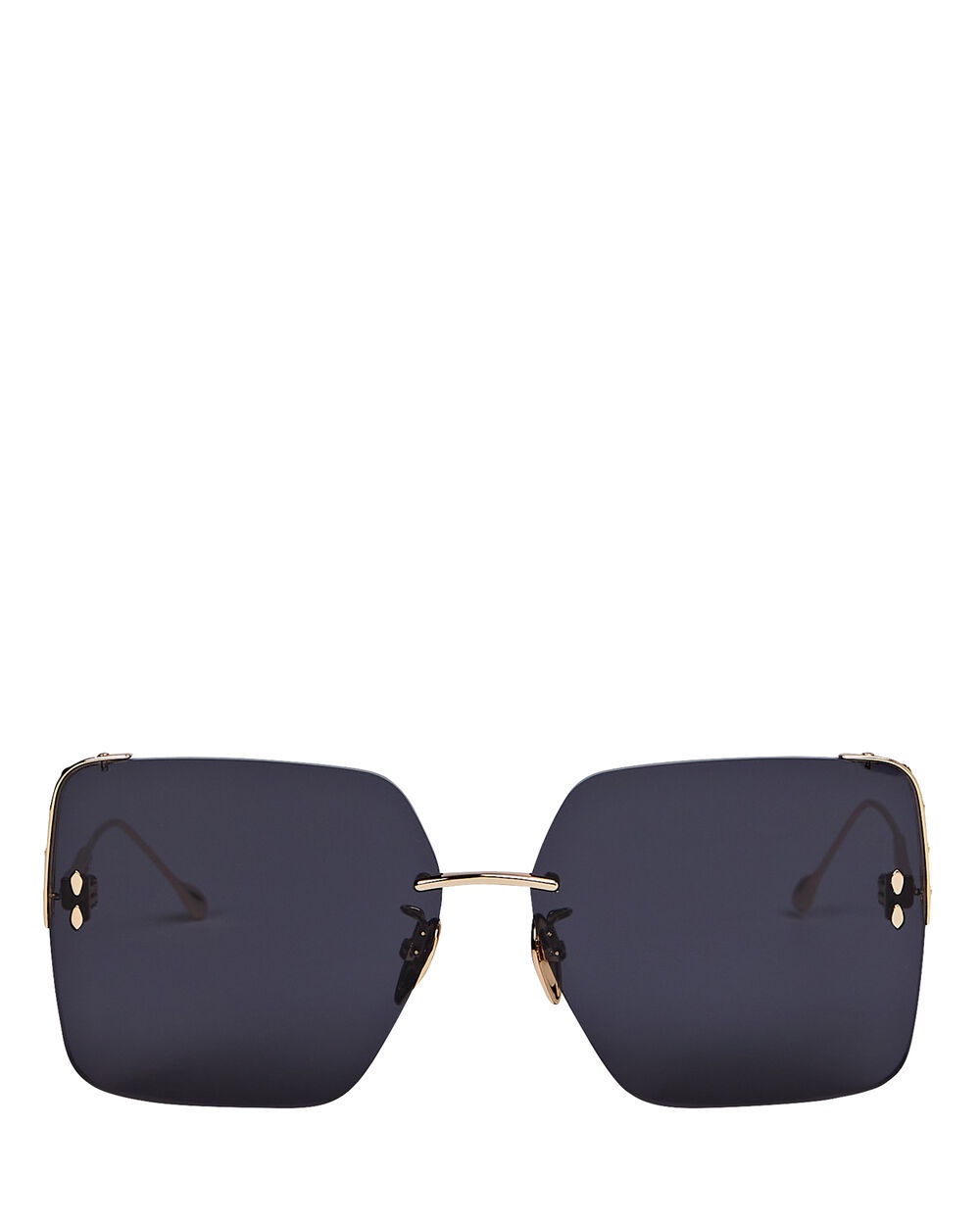 Square Frameless Sunglasses - 1