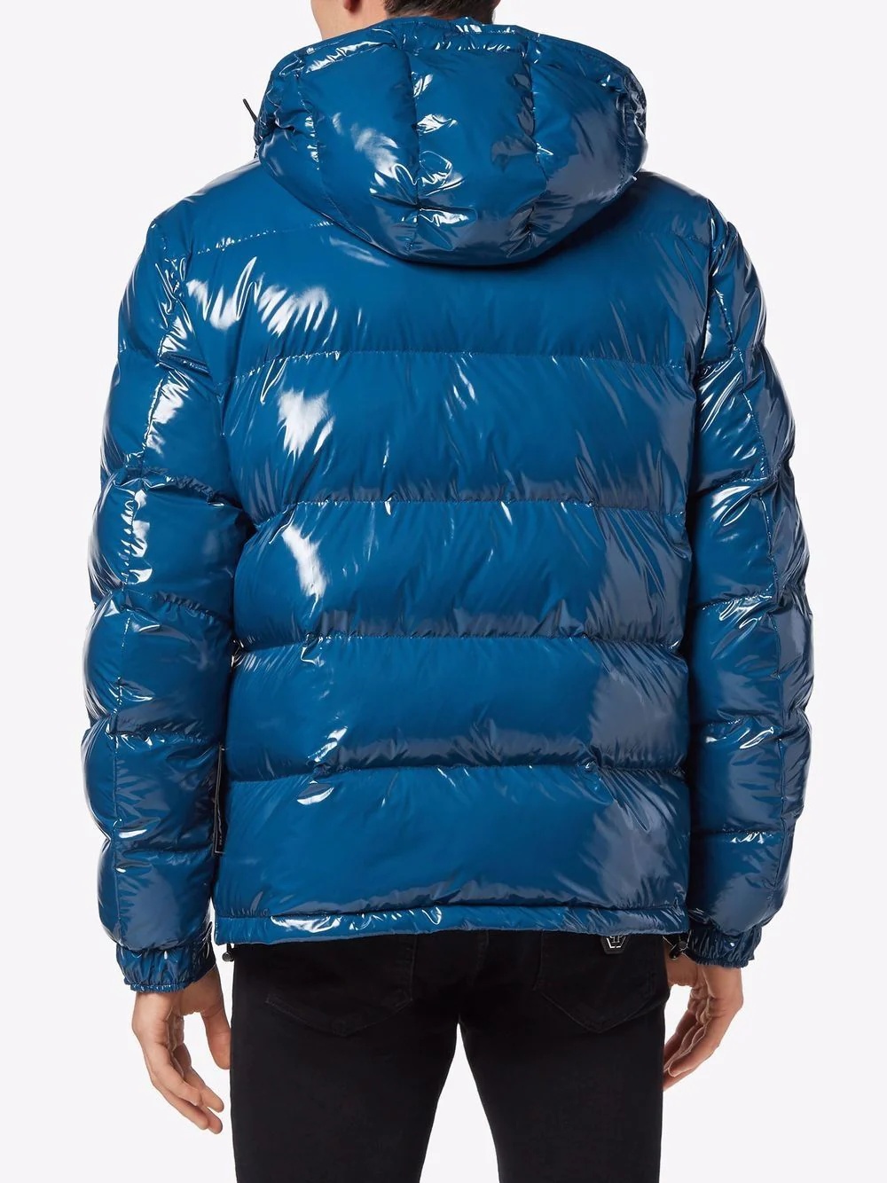 high-shine padded jacket - 4