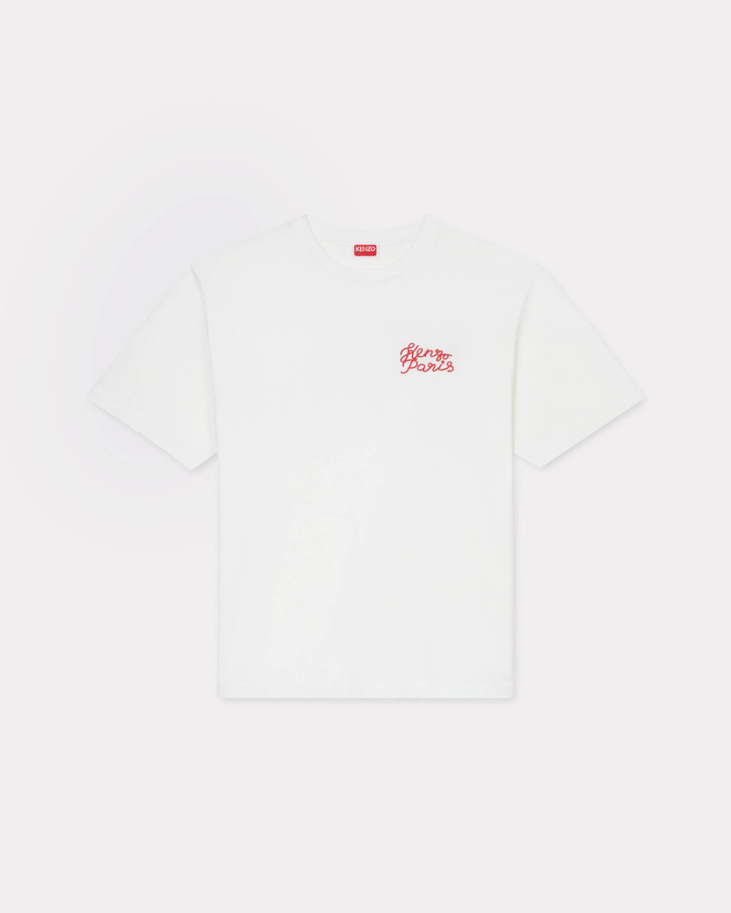 'KENZO Heart' oversized embroidered T-shirt 1