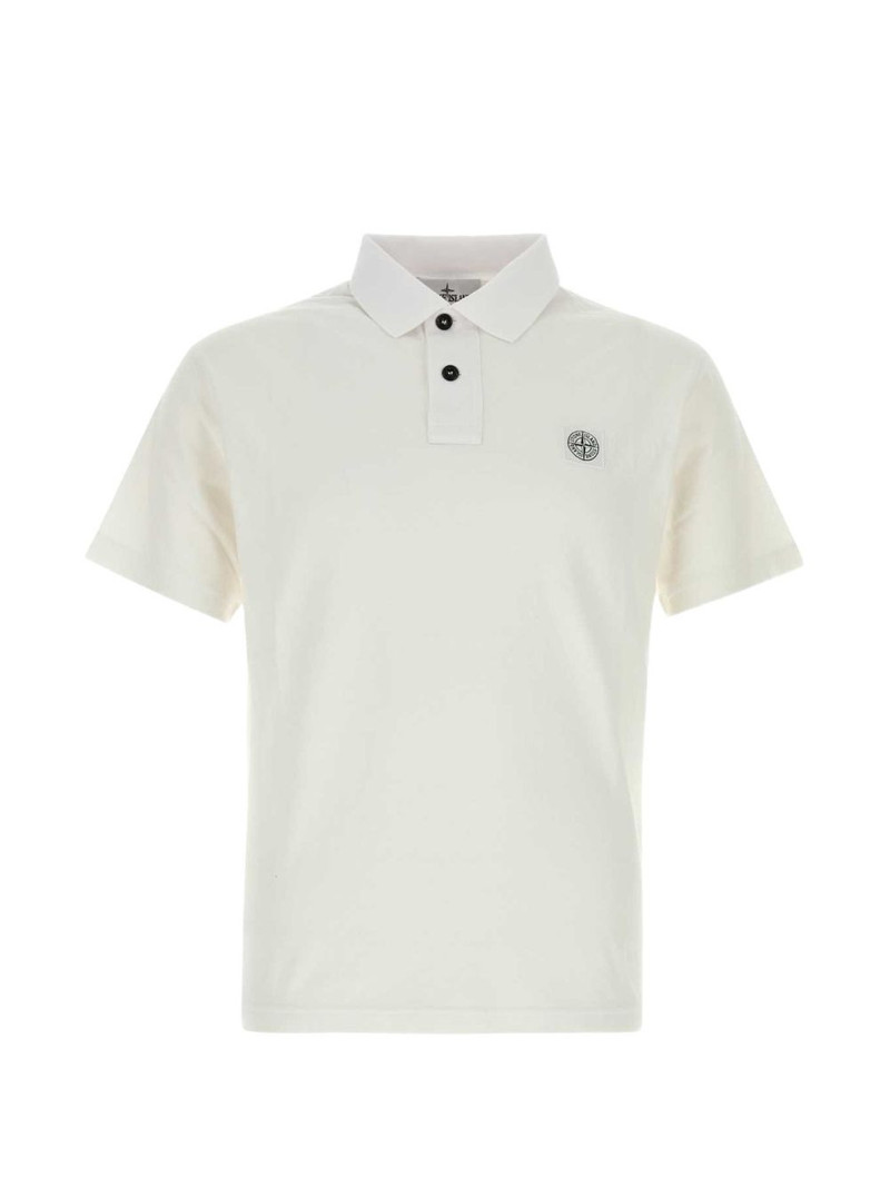 logo-patch polo shirt 1