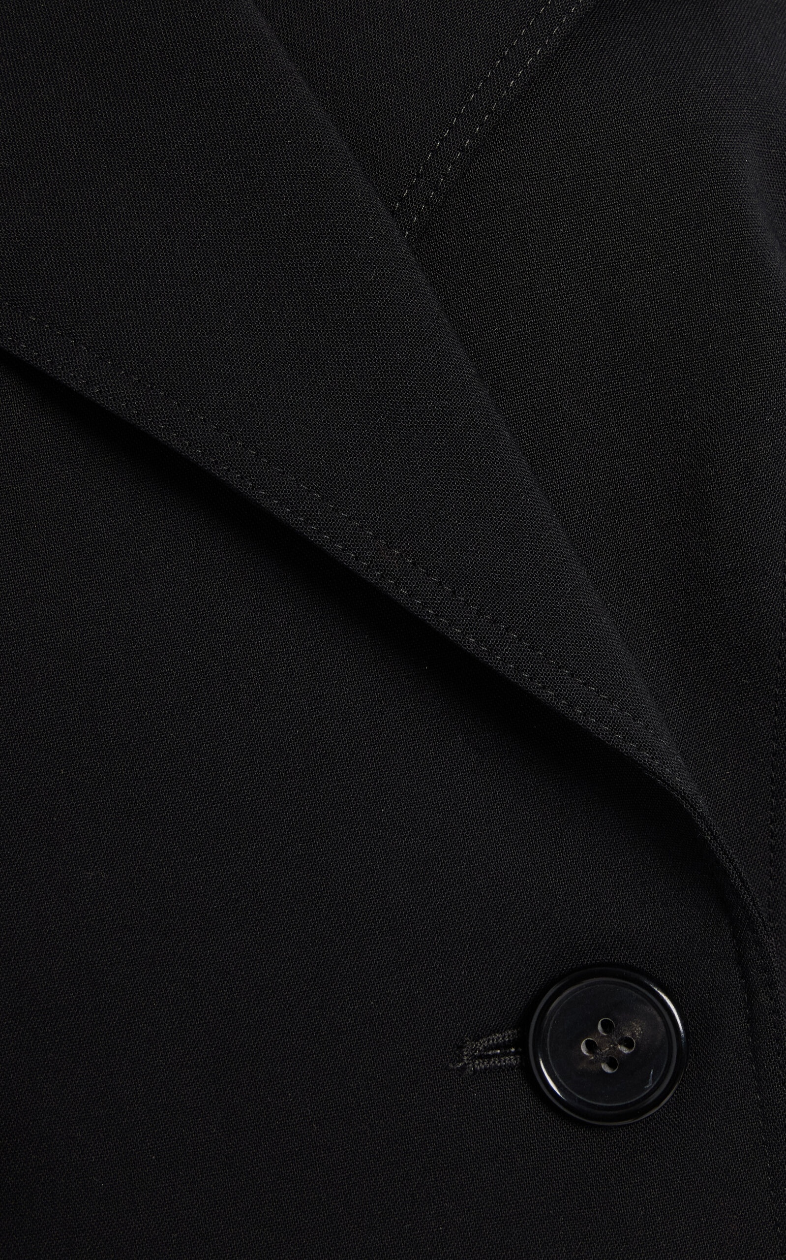 Double Breasted Wool Blazer black - 5