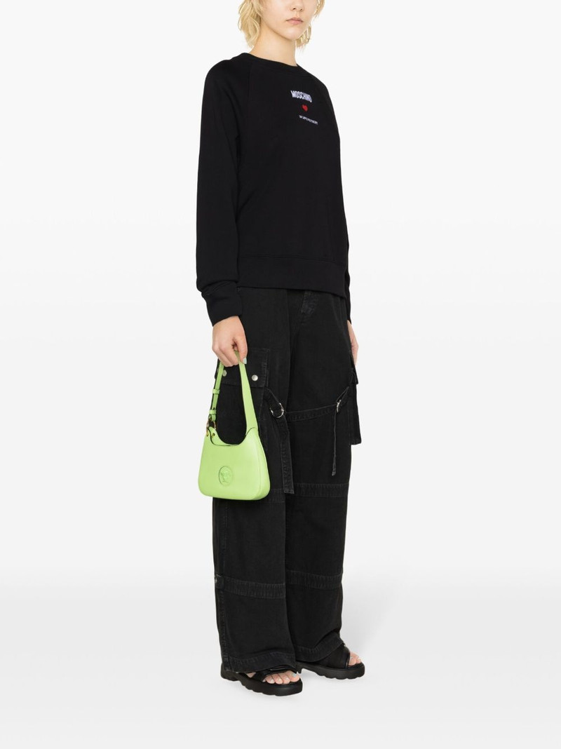 embroidered-logo cotton sweatshirt 3