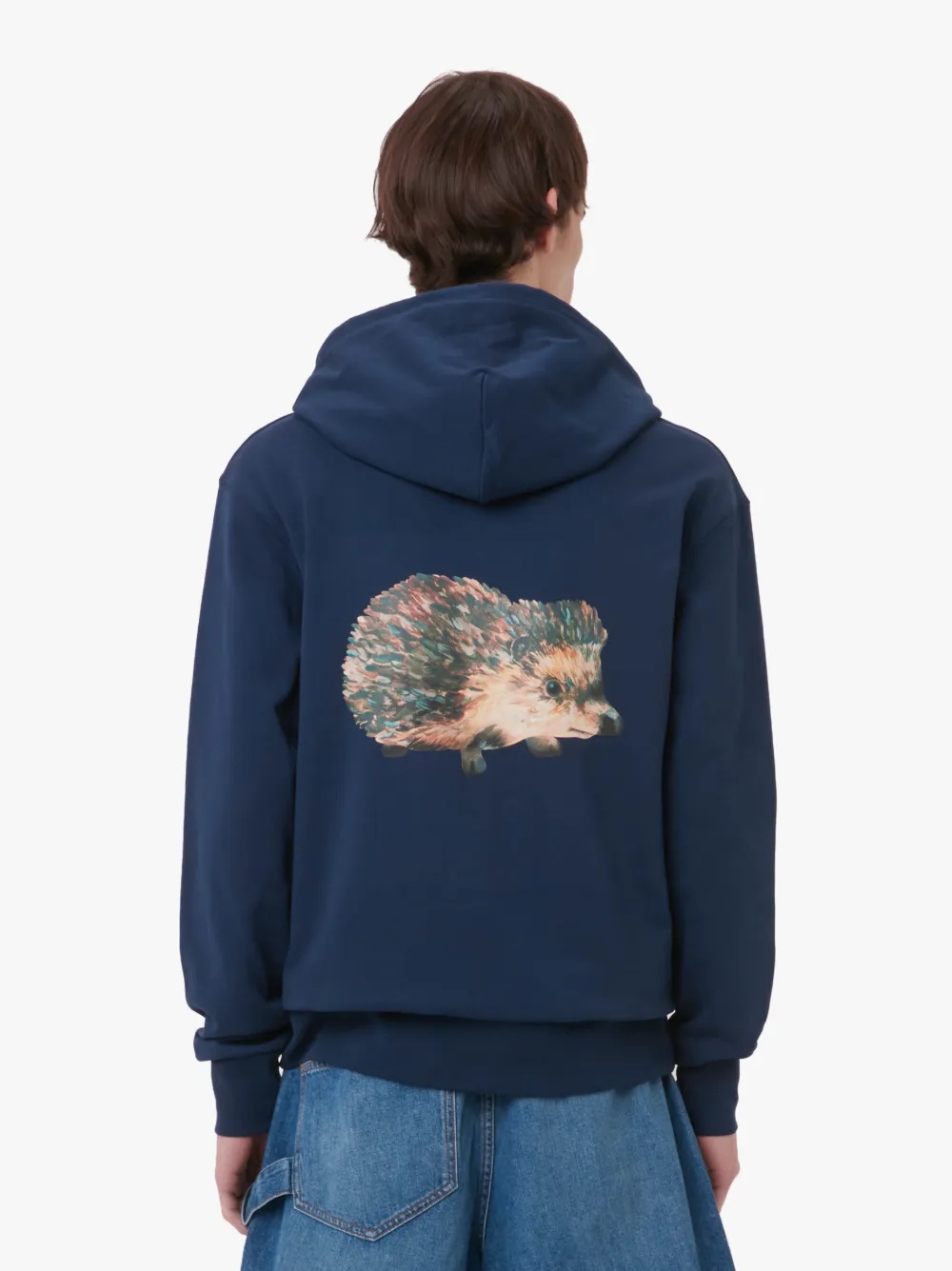 PRICKLY SLOGAN BACK PRINT HOODIE - 2