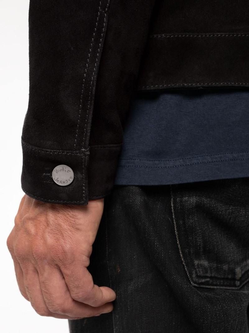 Dante Nubuck Lined Jacket Black 6