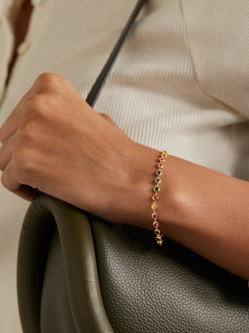 ROXANNE FIRST 14-karat Gold Sapphire Bracelet outlook