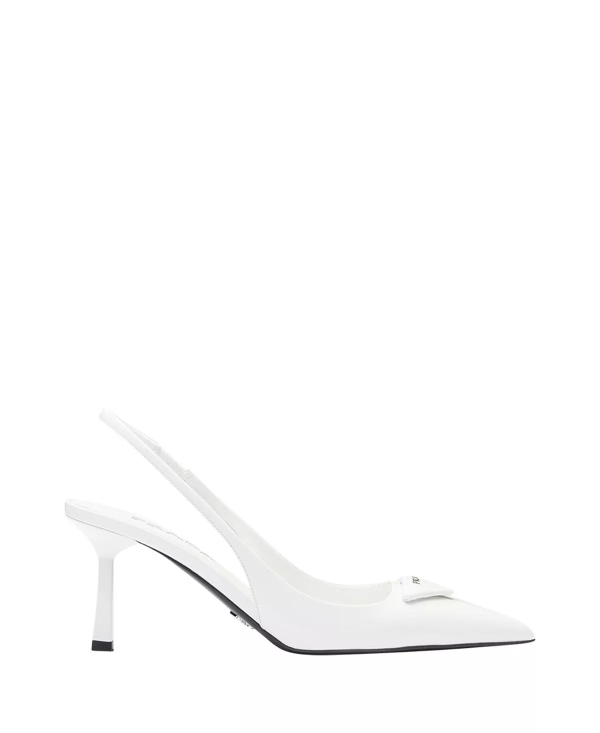 Women's Brushed Leather Slingback Pumps - 2