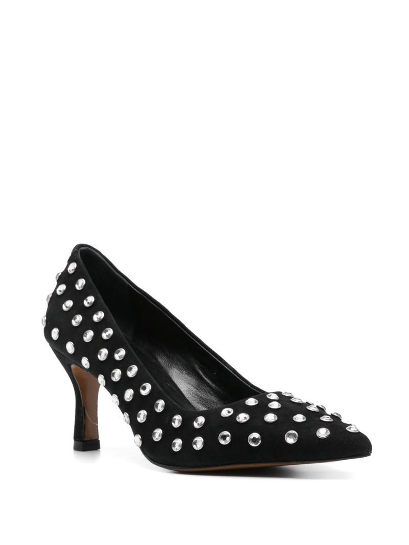 maje 70mm rhinestoned pumps outlook