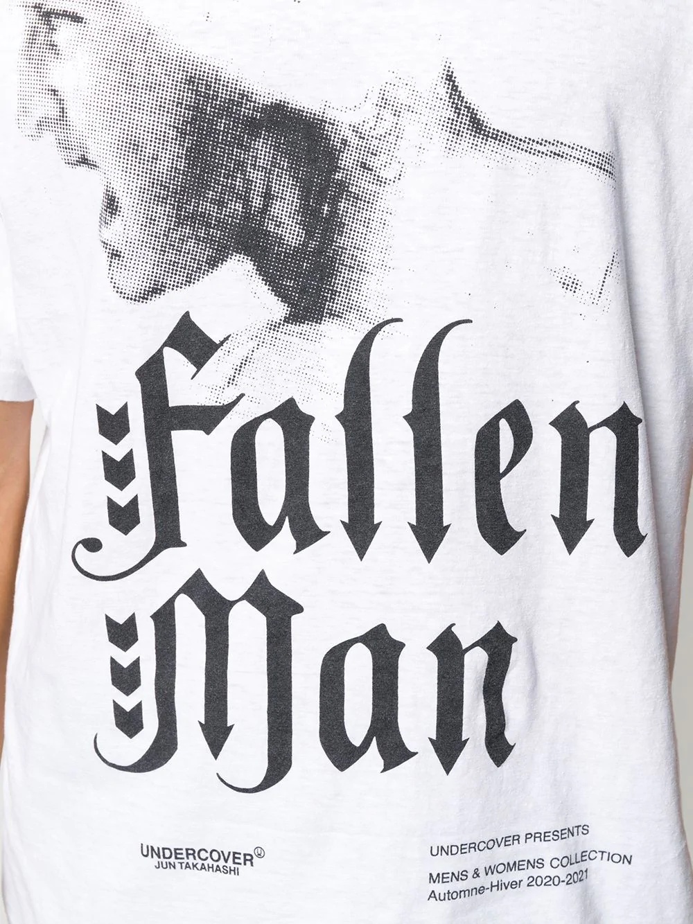 Fallen Man print T-shirt - 5