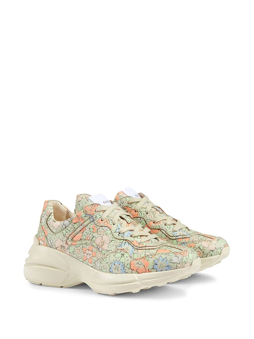 Liberty-print sneakers - 2