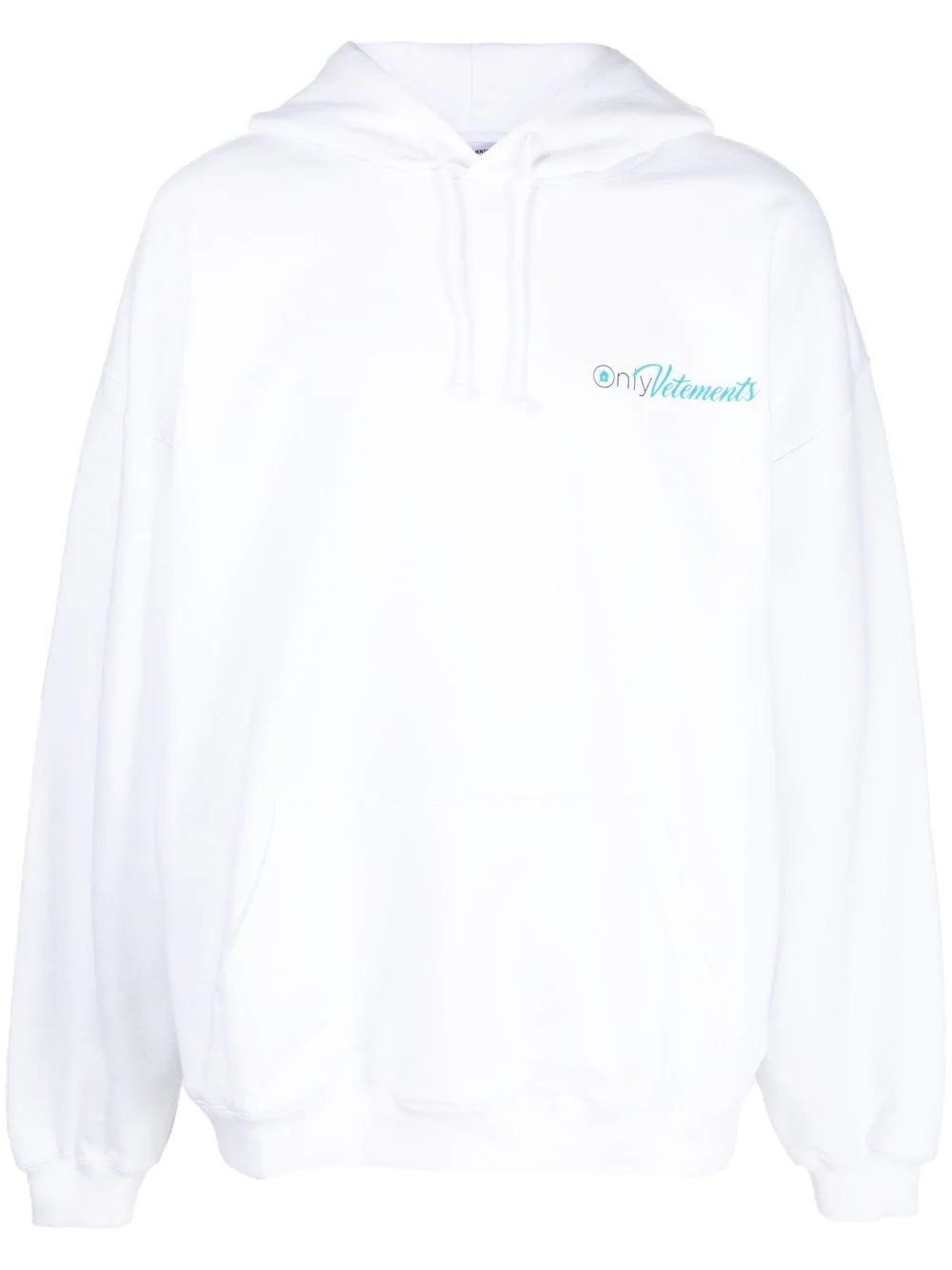 logo-print hoodie - 1