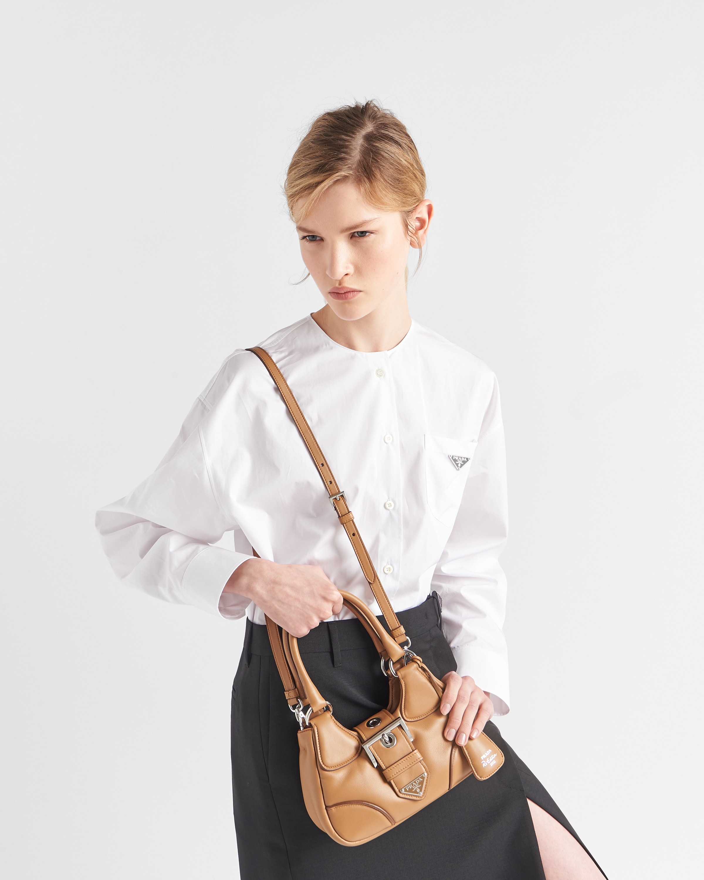 Prada Prada Moon padded nappa-leather bag | REVERSIBLE