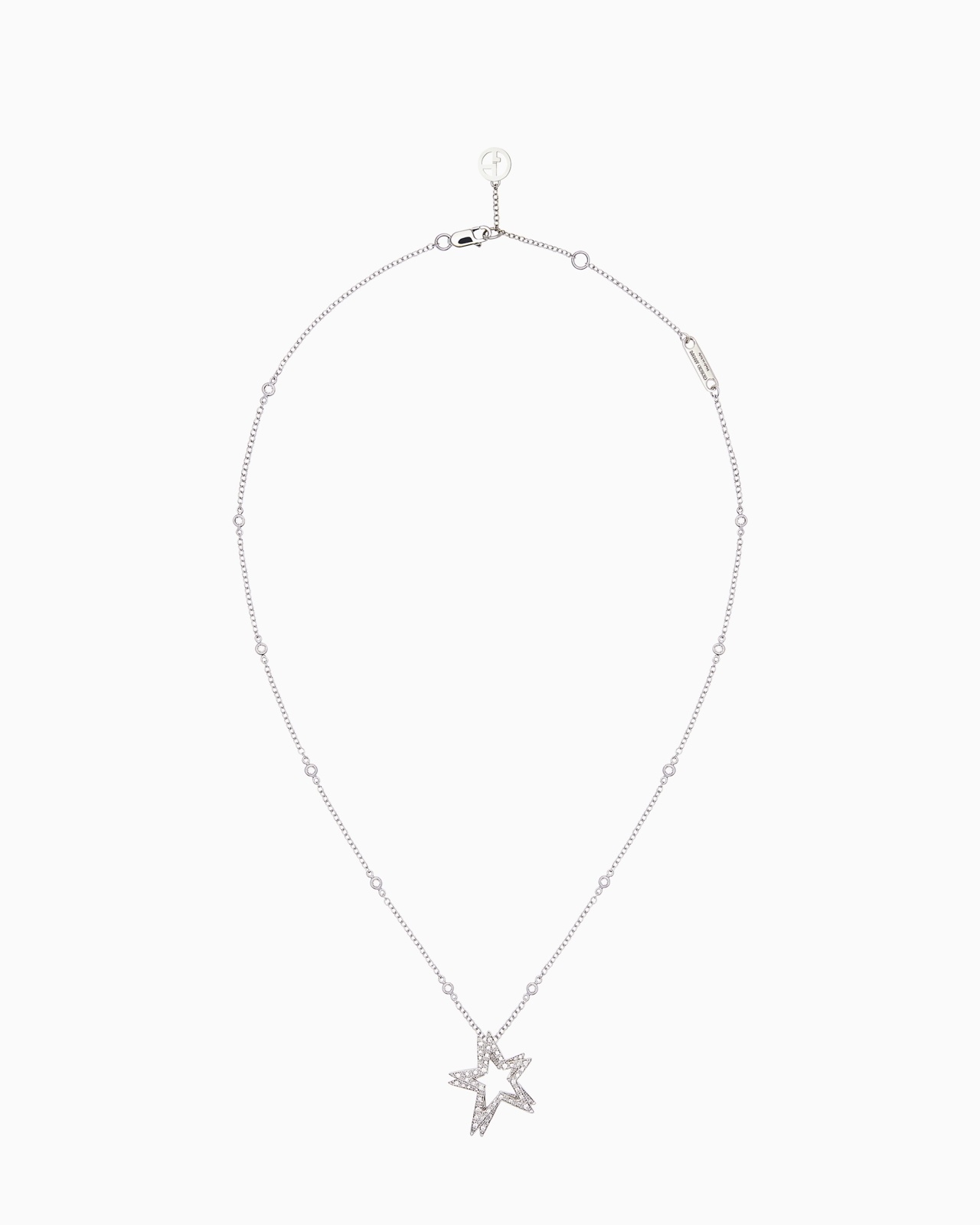 18K WHITE-GOLD, DIAMOND FIRMAMENTO NECKLACE - 1