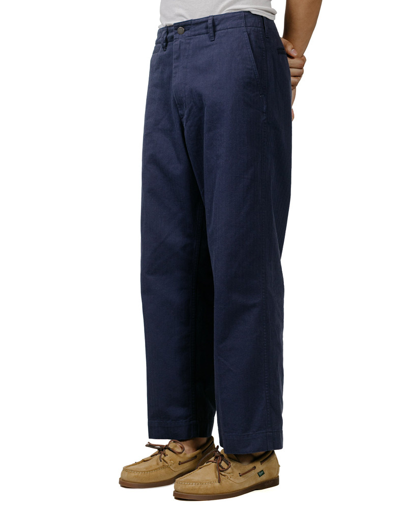 BEAMS PLUS MIL Trousers Herringbone Navy outlook