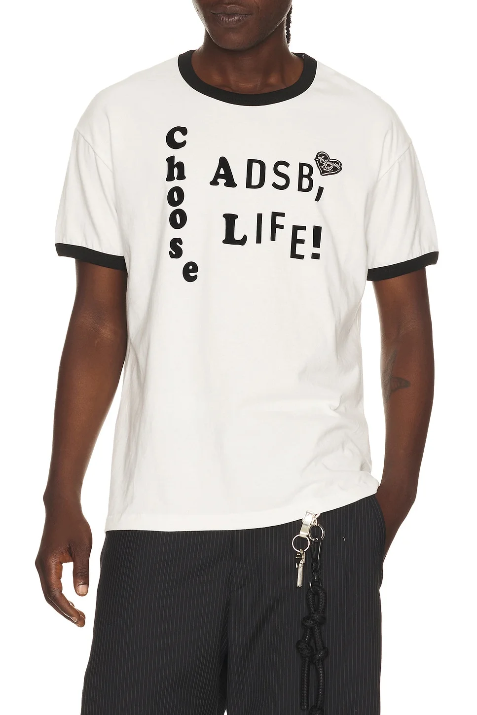 Essential Adsb Flocking Ringer T-shirt - 1