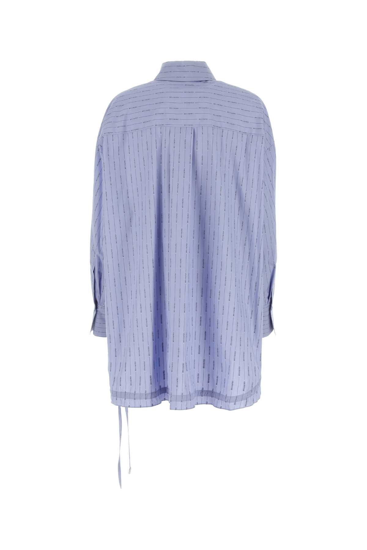 The Attico Women Embroidered Cotton Oversize Shirt - 2