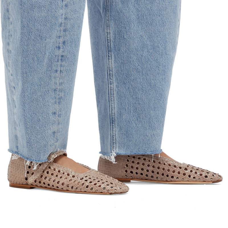 MIISTA Miista Yedia Woven Ballerina Shoe outlook