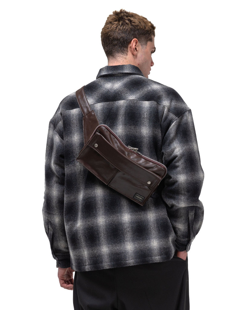 PORTER Freestyle Waist Bag Dark Brown outlook