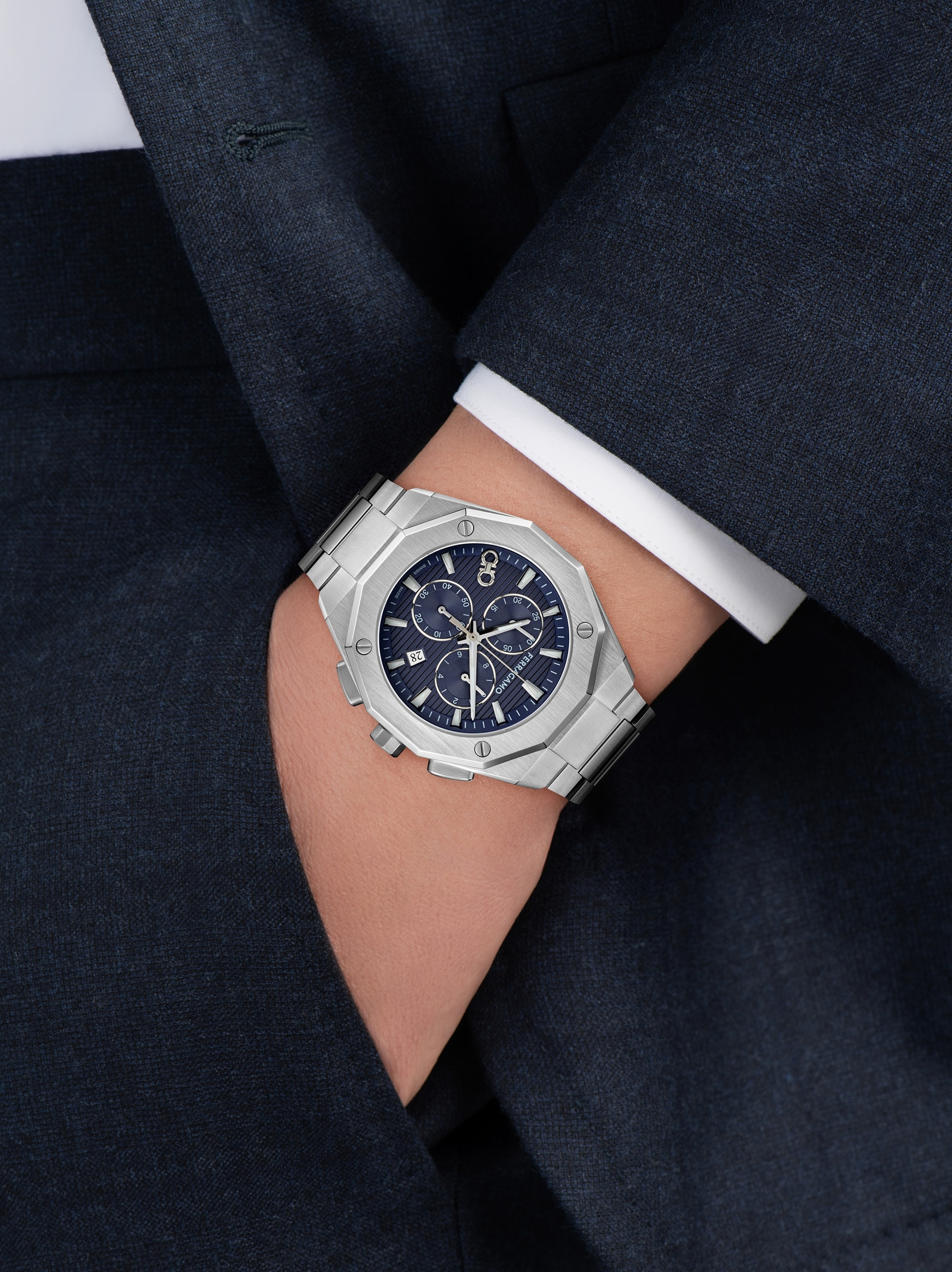 Ferragamo Edge Chrono Watch - 4