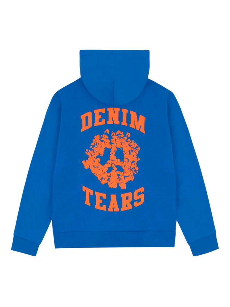DENIM TEARS University zip-up hoodie outlook