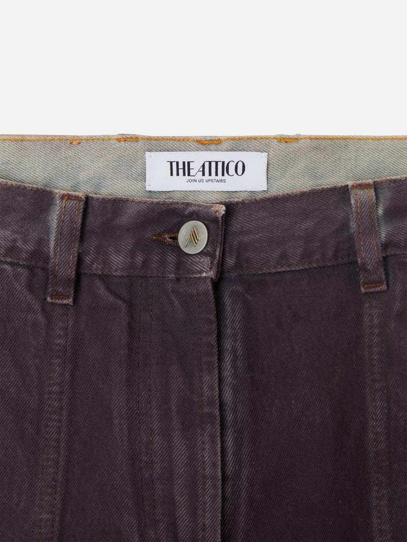 PURPLE AND WHITE LONG PANTS 4
