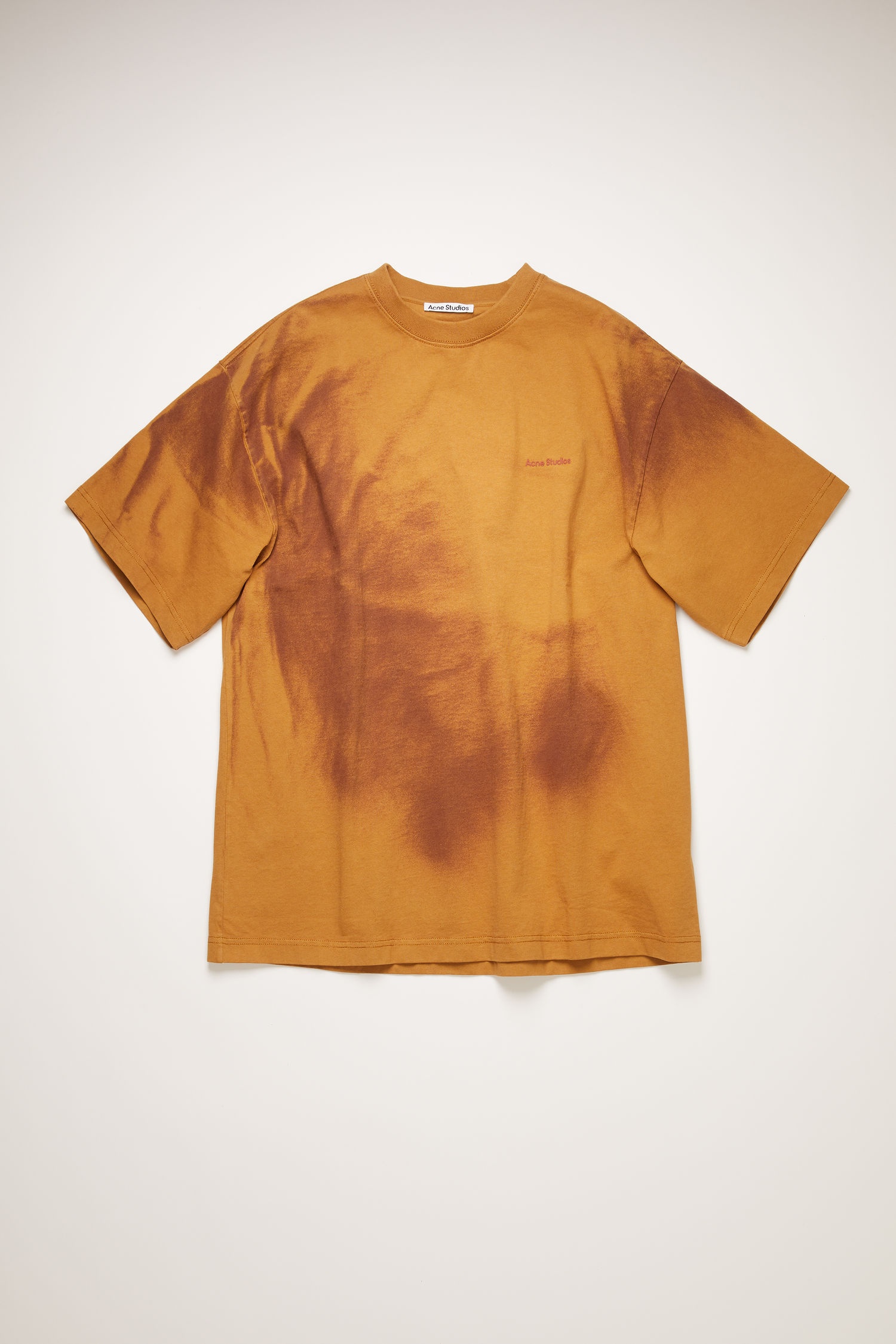 Spray-paint t-shirt rust orange - 4