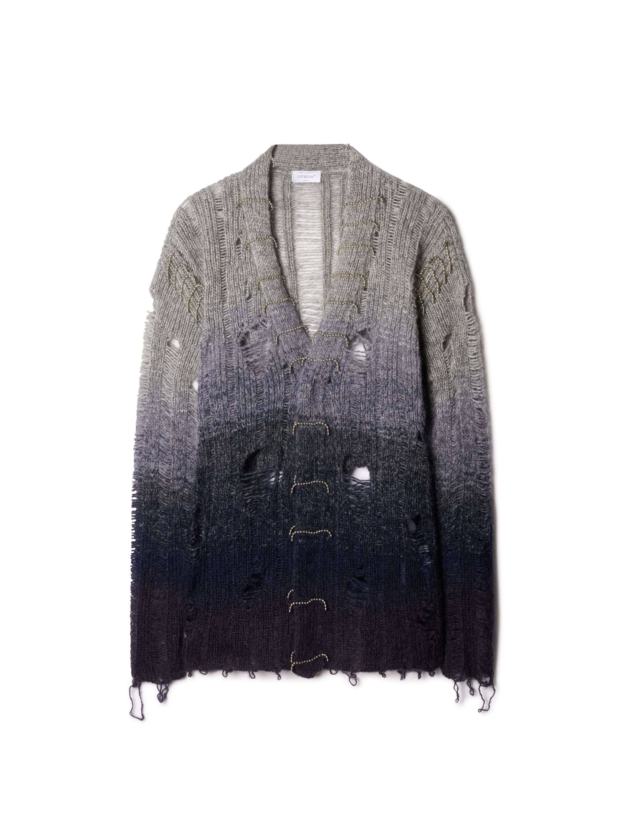 Punk Degradé Knit Cardigan - 1