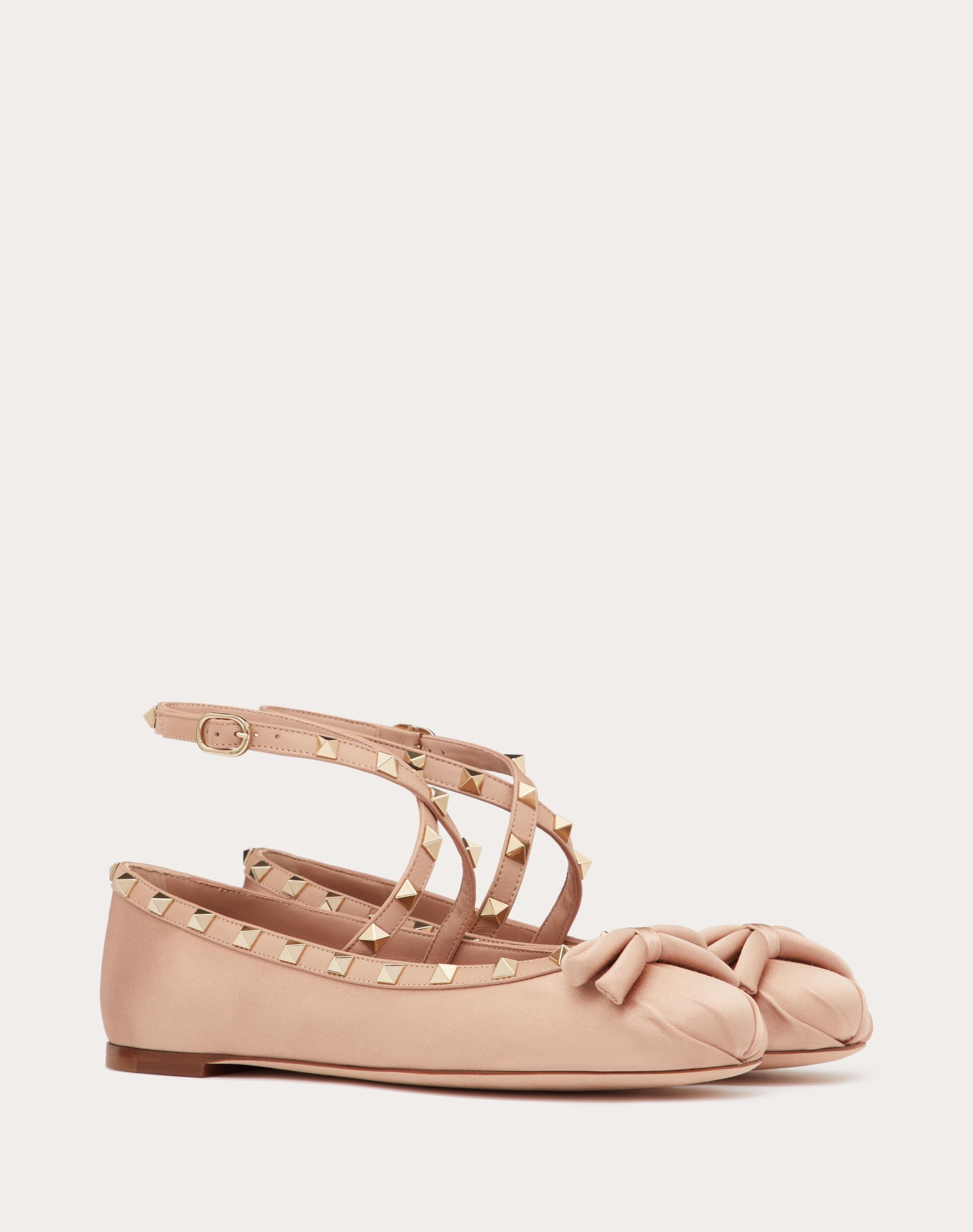 ROCKSTUD SATIN BALLERINA - 2