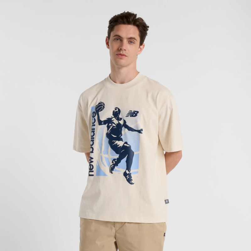 Men's Hoops Graphic Vintage T-Shirt - 1
