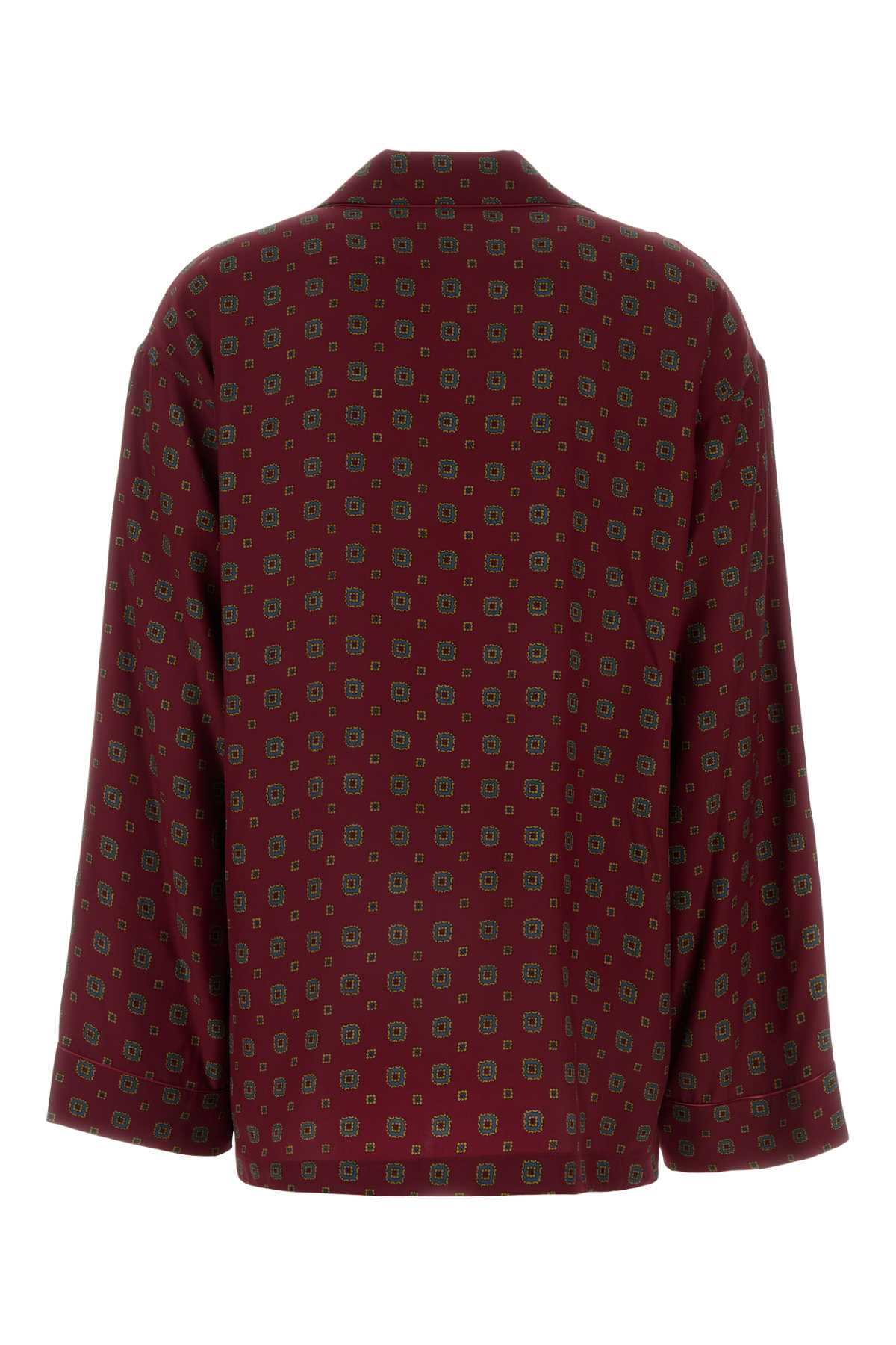 Moschino Women Printed Silk Shirt - 2